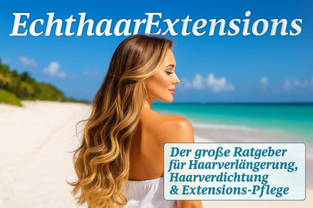 Buchcover EchthaarExtensions – umfassender Ratgeber für Haarverlängerung, Haarverdichtung und Pflege von Echthaar-Extensions